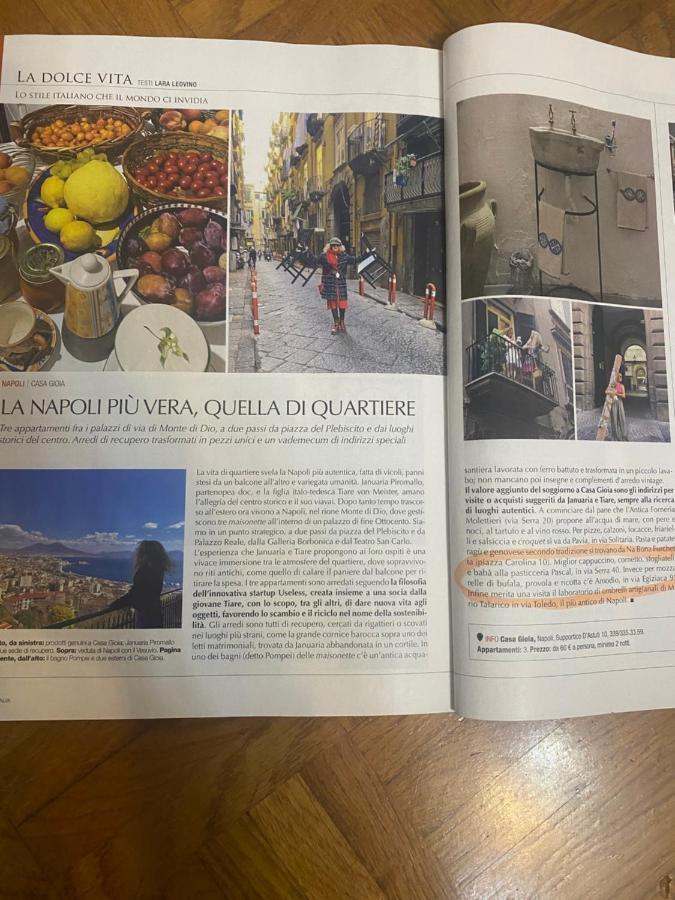 Casa Gioia, Tra Palazzo Reale,Lungomare E Monte Echia Apartment Наполи Екстериор снимка